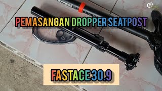 Review Pemasangan Dropper Seatpost FASTACE 309×440 Center Wiring [upl. by Sungam713]