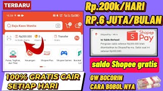 200RBHR SALDO SHOPEEPAY GRATIS DARI SHOPEE  CARA DAPAT SALDO SHOPEE PAY TERBARU 2024 saldoshopee [upl. by Alaecim]