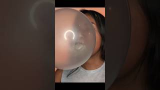 bubblegumblowing bubblegum asmrtriggers youtube chewinggum gum [upl. by Frasco969]