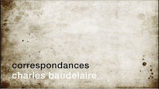 La minute de poésie  Correspondances Charles Baudelaire [upl. by Elvina]