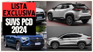 9 SUV PCD DISPONÍVEIS COM TODAS AS ISENÇÕES PARA 2024 [upl. by Eletnahc628]