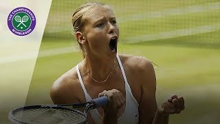 Maria Sharapova vs Serena Williams Wimbledon final 2004 Extended Highlights [upl. by Rodablas]