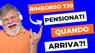 🔴RIMBORSO 730 PENSIONATI 2023 QUANDO ARRIVA❓ [upl. by Nilsoj]