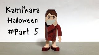 Japanese paper toys kamikara Halloween part 5 The SlitMouthed Woman [upl. by Jacklin457]