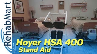 Easy Mechanical Lift  Hoyer HSA400 Stand Aid by Joerns Medical [upl. by Flor]