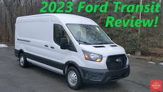 2023 Ford Transit Cargo Van EcoBoost 35L V6 Review [upl. by Missak318]