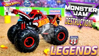 MONSTER JAM Toy Diecast Monster Truck Racing LEGENDS [upl. by Savannah]