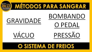 Métodos para Sangrar o Sistema de Freios [upl. by Rabka]