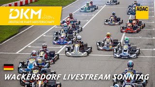 Deutsche Kart Meisterschaft 2024  Wackersdorf  Livestream Sonntag [upl. by Beaufert]