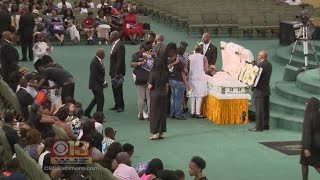 Hundreds Mourn Slain Baltimore Rapper At Funeral Service [upl. by Aihsiyt882]