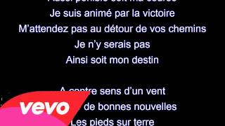 A Contre Sens Shaniz Feat Maître Gims Paroles  Lyrics [upl. by Sands961]