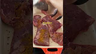 Savoring Argentina Grilled Argentinian Entraña SKIRT STEAK Recipe by CHEF PACHI shortsyoutube [upl. by Lirrehs]