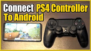 How to Connect PS4 Controller to Android Phone using BLUETOOTH Easy Method [upl. by Ayoted]