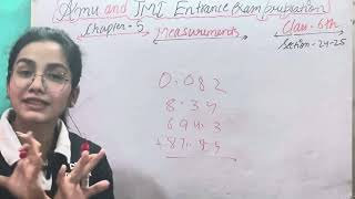 AMU entrance exam and jmi entrance exam preparation for class 6 chapter 5 measurement part 1 [upl. by Runstadler]