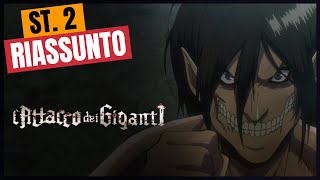 Riassunto LAttacco dei Giganti  Stagione 2 [upl. by Eilojne579]