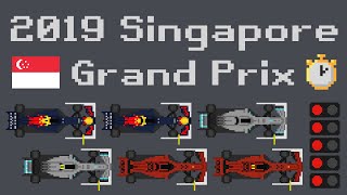 2019 Singapore Grand Prix Timelapse [upl. by Sirrap]