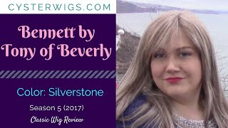 CysterWigs Wig Review Bennett by Tony of Beverly Color Silverstone S5E397 2017 [upl. by Madancy415]