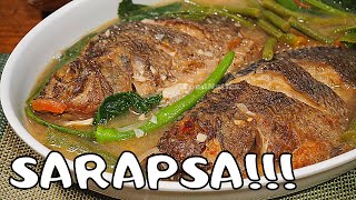 HOW TO COOK THE PERFECT SINIGANG NA PRITONG TILAPIA SA MISO [upl. by Singhal255]