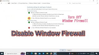 របៀបបិទ Window Firewall  Disable Window Firewall ongpakdey77 [upl. by Iztim381]