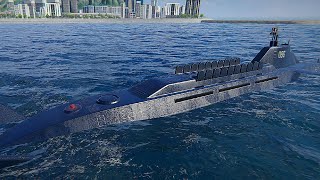 Chinas newest nuclear submarine  Tier☢️True submarine hunter in modern warship [upl. by Connel693]