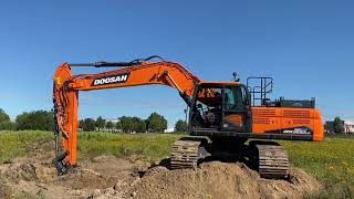 Testing Doosan DX300LC Electric [upl. by Enylodnewg924]