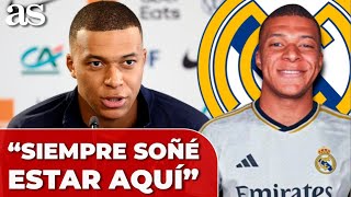 El DETALLE de MBAPPÉ con FLORENTINO en sus primeras palabras como jugador del REAL MADRID [upl. by Ccasi395]