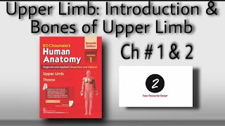 Introduction amp Bones of Upper Limb  Chapter 1 amp 2  BD Chaurasia  Markings amp Important Questions [upl. by Yorker]