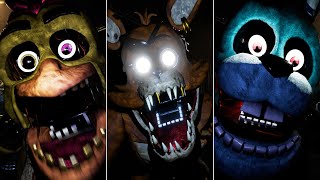 FNAF Reboot Edition V4  All Jumpscares amp Animatronics [upl. by Loralyn230]