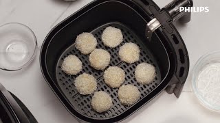 From Risotto to Arancini Balls with a Philips Airfryer  JusticeforLeftovers [upl. by Valentine]