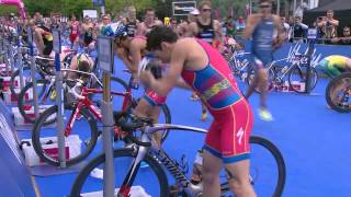 2014 PruHealth World Triathlon London Mens Recap [upl. by Eirehs427]