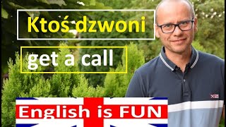 Ktoś dzwoni  Jak mówić naturalnie po angielsku  get a call [upl. by Shawn]