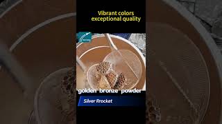 Silver Rocket Leading Metallic Pigment Manufacturer in China bronzepowder inkprinting factory [upl. by Octavian]