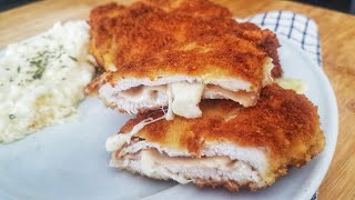 Recette du Cordon Bleu Maison au Jambon et Fromage  Fondant et Croustillant [upl. by Anolla]