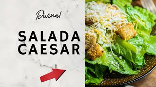 Como Fazer Salada Caesar Experimente o Sabor [upl. by Adah]