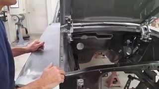 Classic Mustang Billet Hood Hinge Installation by Mustangs To Fear [upl. by Nujra]