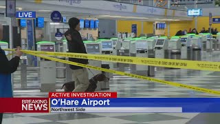 Investigation underway after threat at OHare Airport [upl. by Eartha]