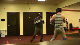 Brothers Sparring  Training for Toughman  Boxing [upl. by Maro]