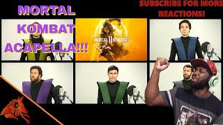 MORTAL KOMBAT THEME SONG ACAPELLA REACTION [upl. by Dom]