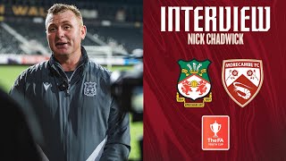 INTERVIEW  Nick Chadwick after FA Youth Cup victory [upl. by Glick]