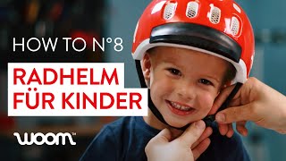 Fahrradhelm für Kinder die richtige Größe bestimmen ⛑️  woom bikes [upl. by Fidel86]