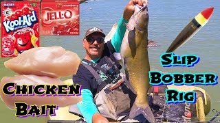 Slip Bobbers amp Chicken for Big Channel Catfish [upl. by Akihsat977]