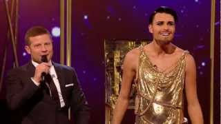 Rylan Clark sings Spandau Ballets Gold  Live Week 1  The X Factor UK 2012 [upl. by Aiek44]