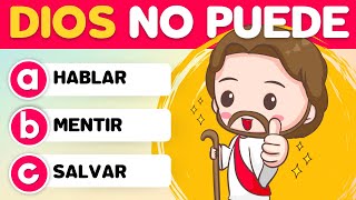 25 PREGUNTAS DE LA BIBLIA SOBRE DIOS 🙌  QUIZ TRIVIA  PREGUNTAS Y RESPUESTAS [upl. by Elyk574]