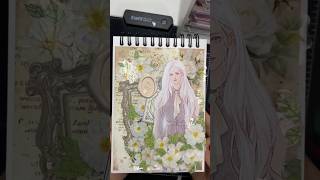 Mystique from webtoon ASMR Journal scrapbooking creativejournaling journal [upl. by Giustino]