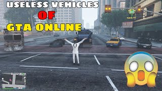 Top 5 Useless Vehicles Of Warstock in GTA Online  Gta Rage  Hindi [upl. by Hares708]