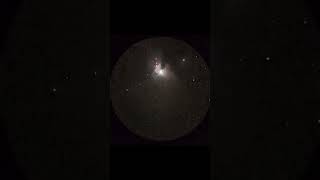 Nebulosa de Órion em Vídeo  live stacking com IPhone 14 Pro Max acoplado ao Telescópio telescopio [upl. by Yelahs]