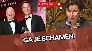 PVVminister Faber SLO0PT WEFpuppet Rutte volledig Ga je SCHAMEN [upl. by Lyndsey835]