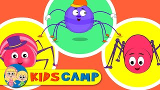 Itsy Bitsy Spider  More Nursery Rhymes And Kids Songs by KidsCamp [upl. by Pallaten]