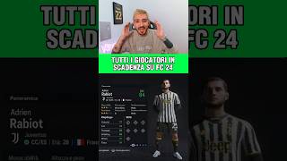 TUTTI I GIOCATORI IN SCADENZA SU FC 24 shorts fc24 [upl. by Kathlene823]