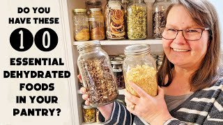 10 Essential Dehydrated Foods You Need in Your Pantry [upl. by Nnylidnarb]